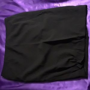 Black pencil skirt